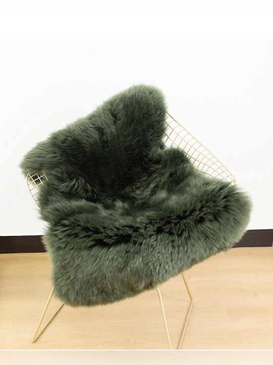 RZLWOOL Other - RZLWOOL Genuine Sheepskin Rug 
(Forest Green) 2'x 3' (36” x 24”)